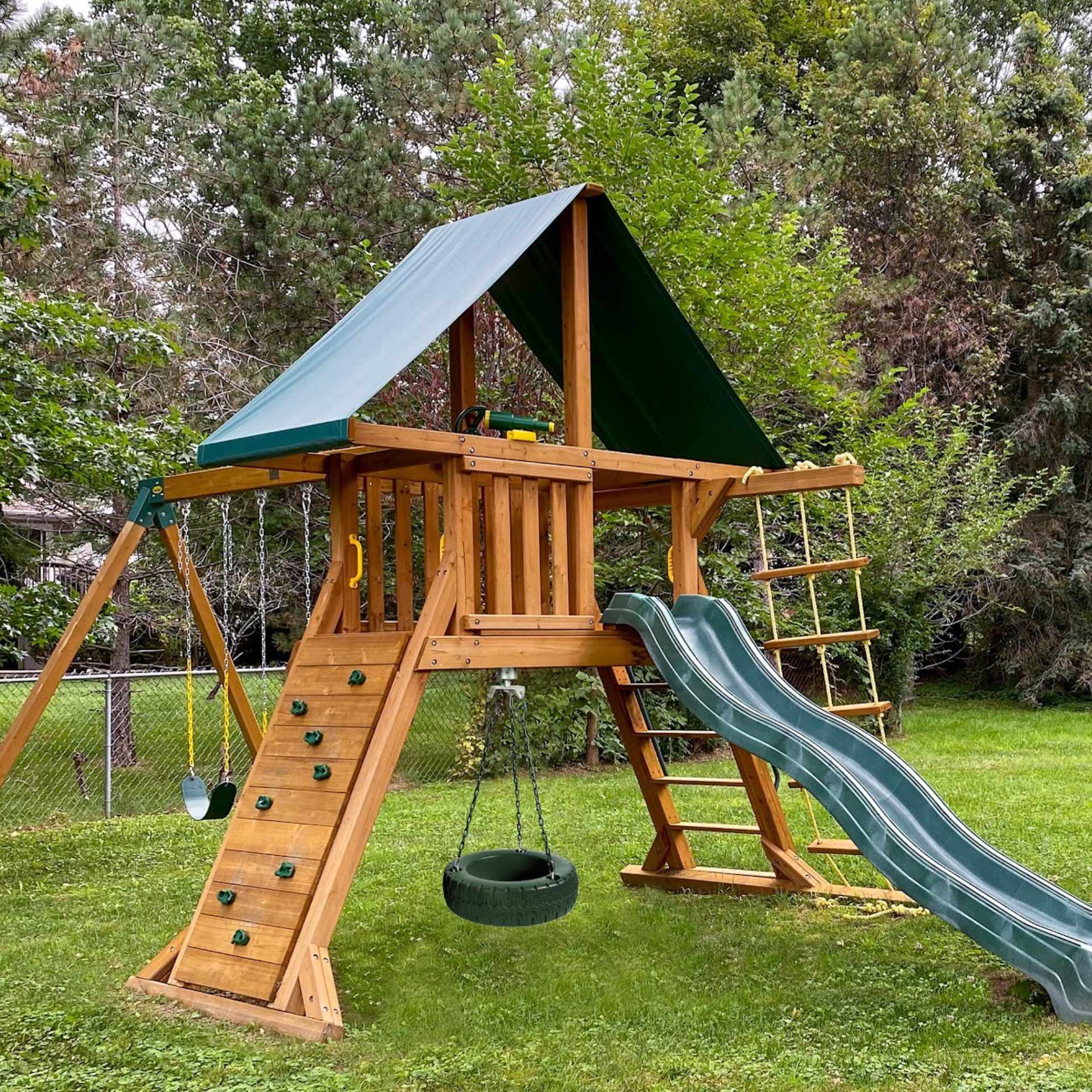 25"W x 7"H Tire Swing Kit Playground