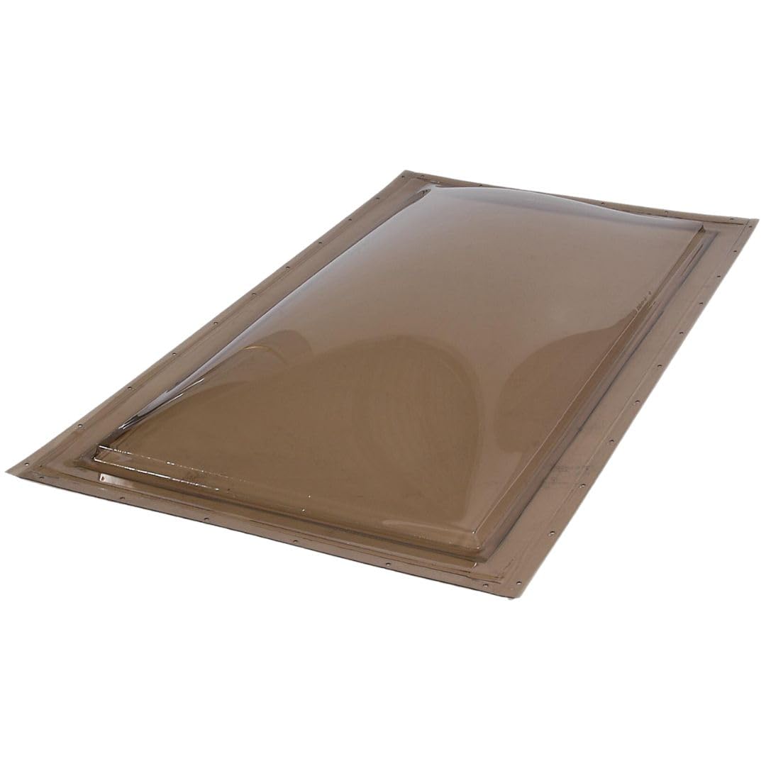 Skylight, 14" X 22", Bronze Tinted Polycarbonate for Sheds, Playhouses, and Chicken Coops 1 PK (SF1422BZ-BX1)