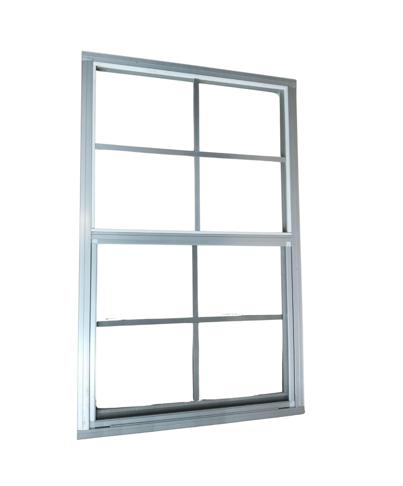 Sliding Shed Window with Screen | Flush Mount 22" x 36" Aluminum Frame for Outdoor Buildings
