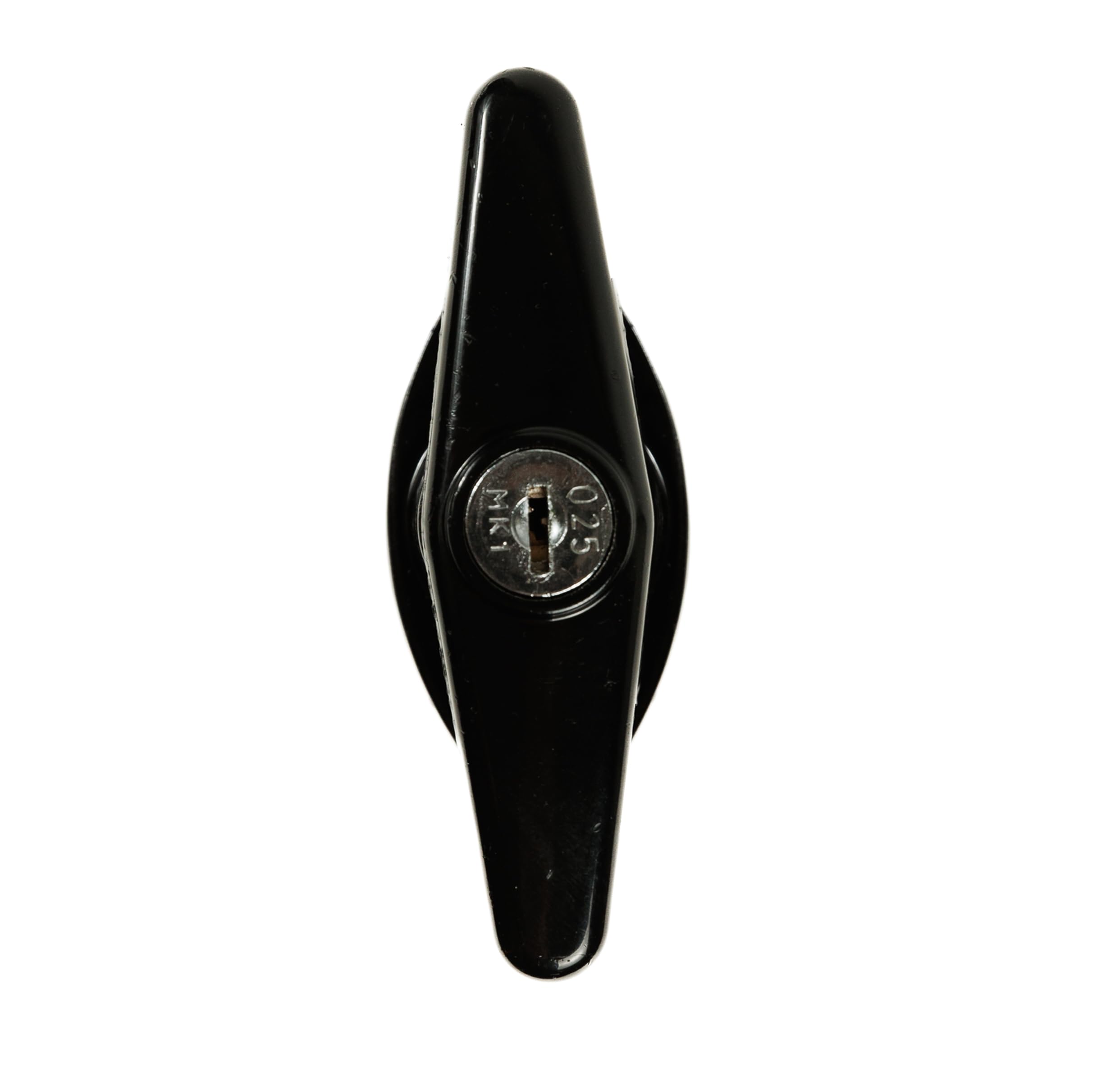 5-1/2" Black T-Handle Shed Door Lock Kit, 1-Pack