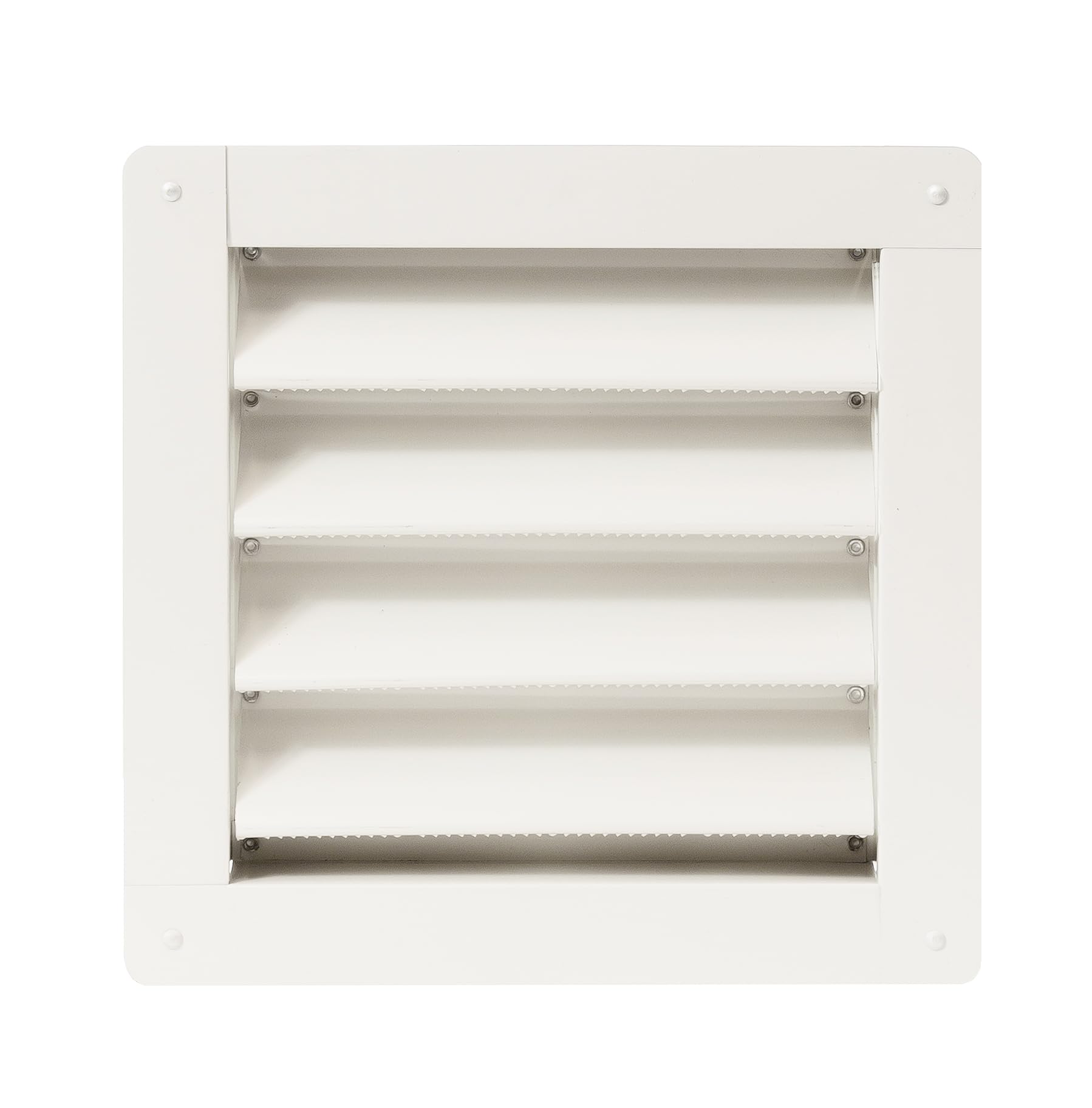 Wall Vent 8" x 8" Flush Mount Aluminum for Sheds, Playhouses, and Chicken Coops 1 PK