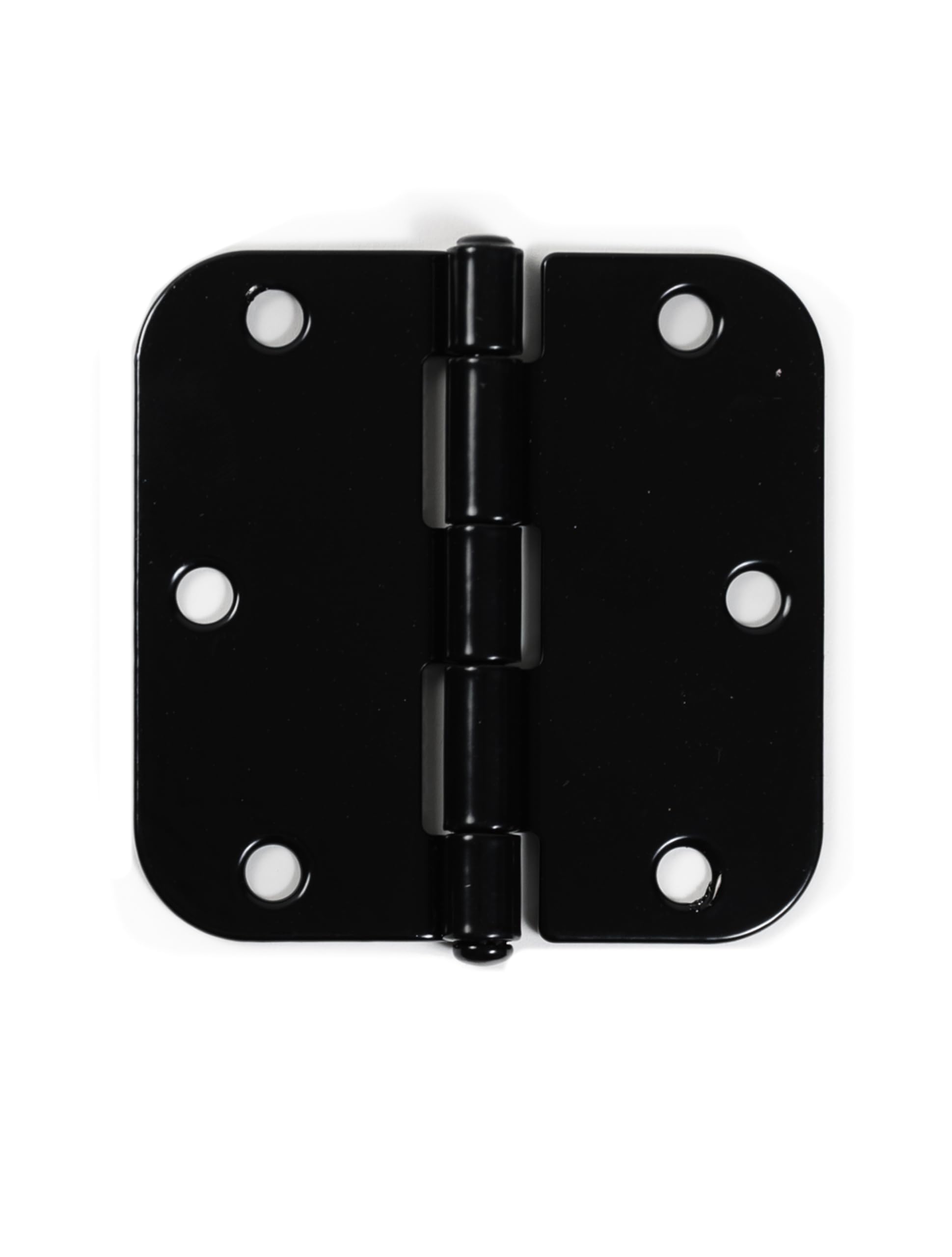 3-1/2" x 3-1/2" Rounded Butt Hinges, 6-Pack