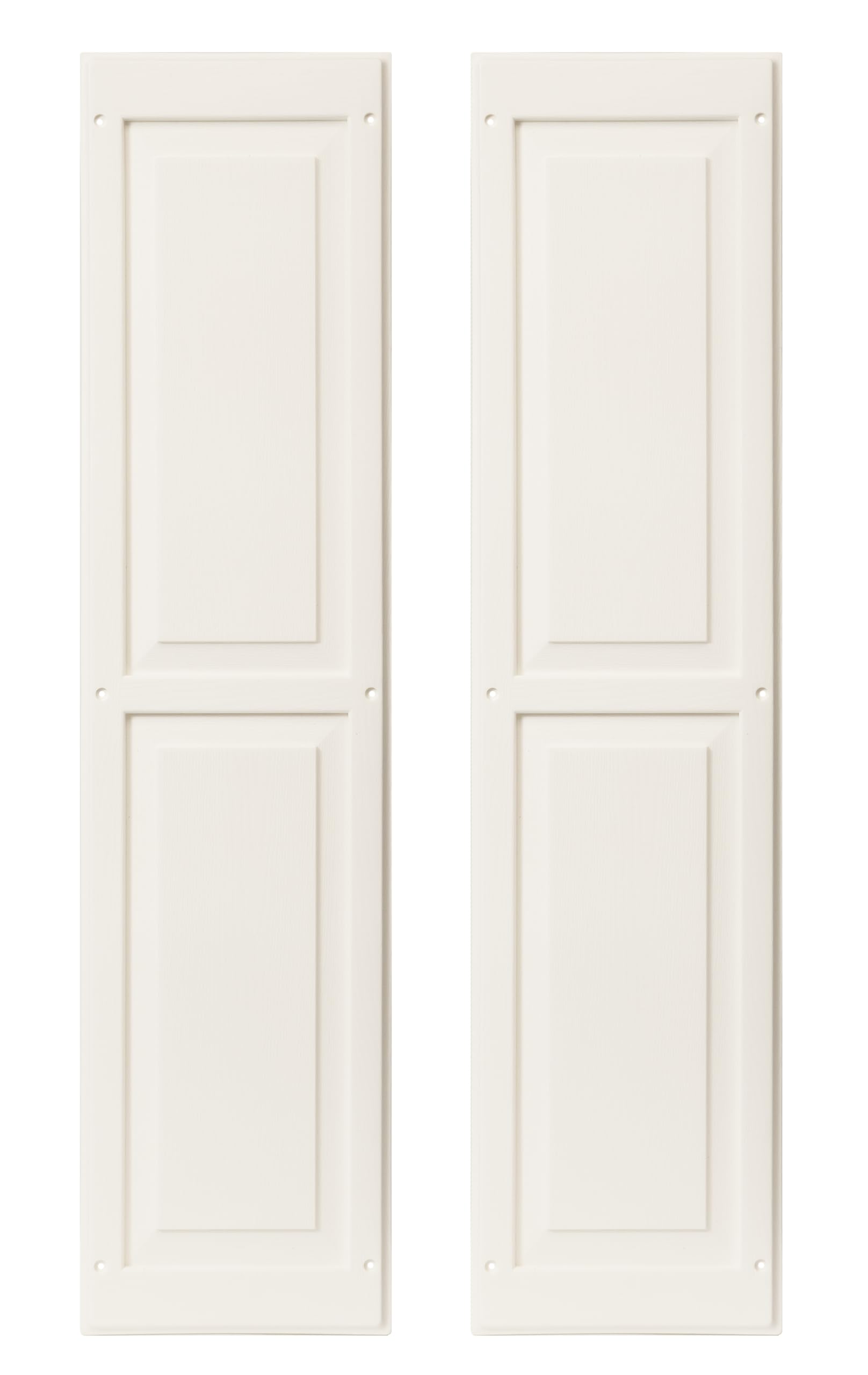 9" x 27" Paintable Raised Panel Shed Shutters, 1 Pair