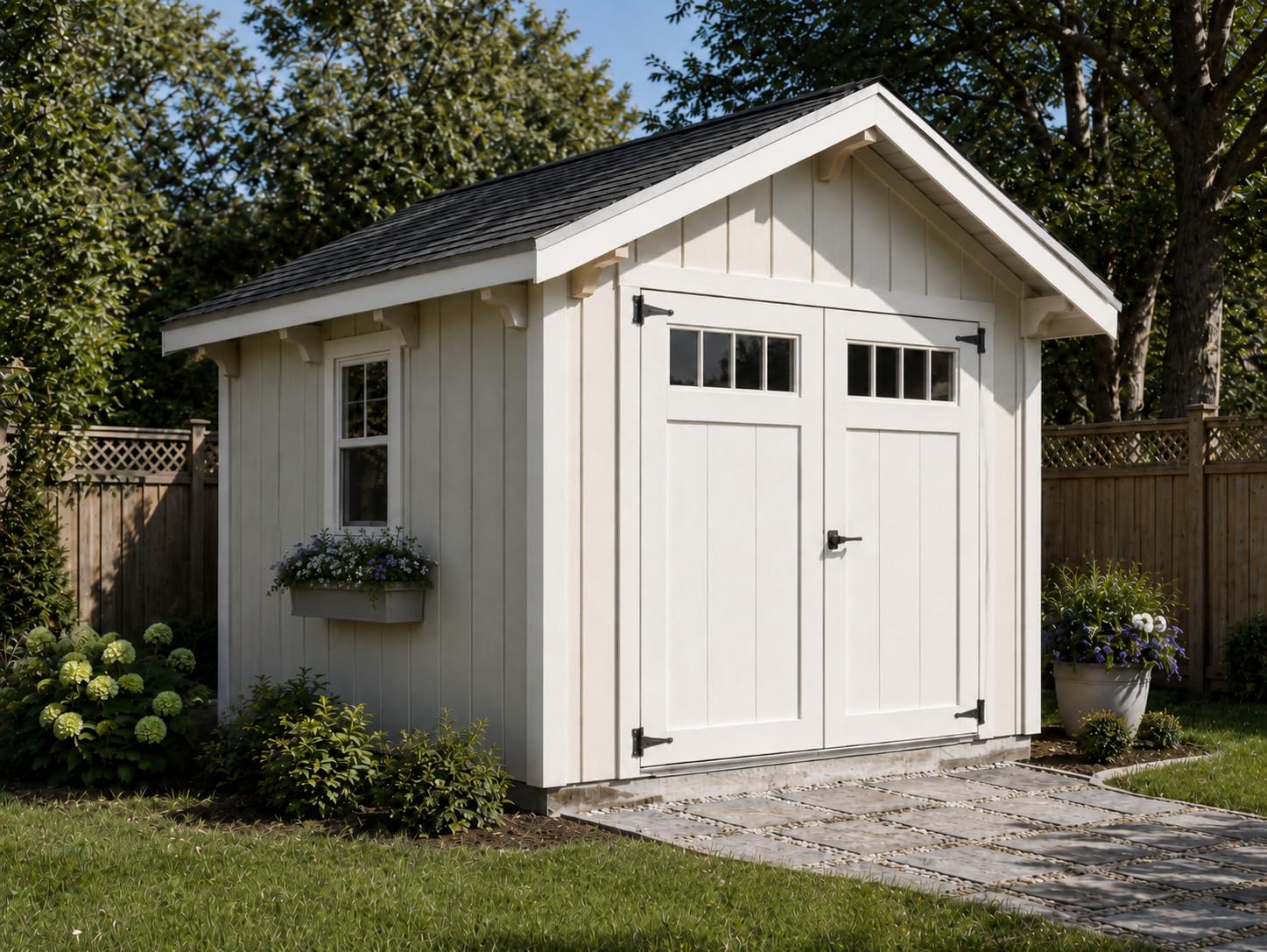 10" x 23"-24" Transom Window, Fixed J-Lap Vinyl