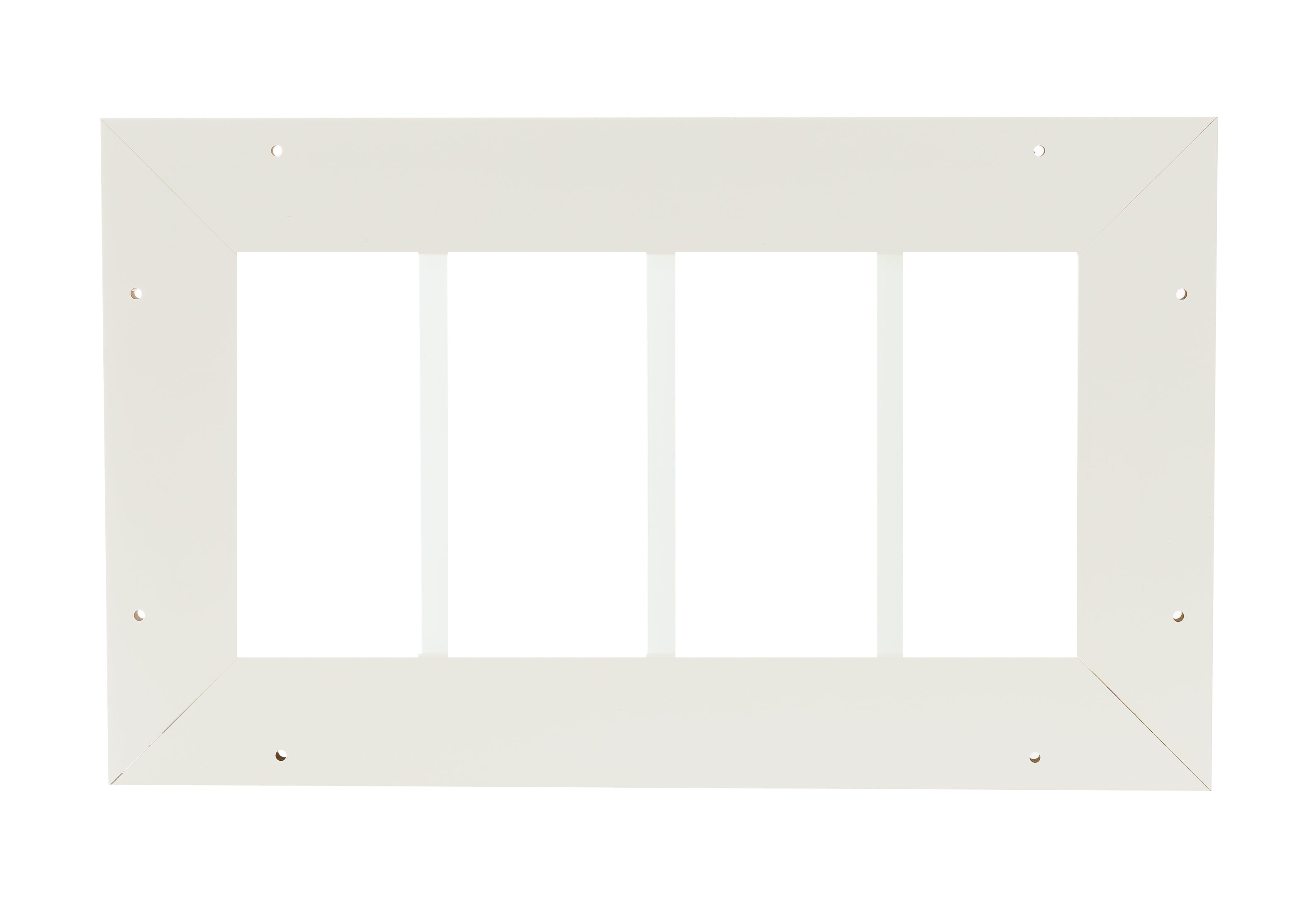 10.185" X 18" Transom Flush Mount PVC White Window for Sheds, Playhouses, and MORE 