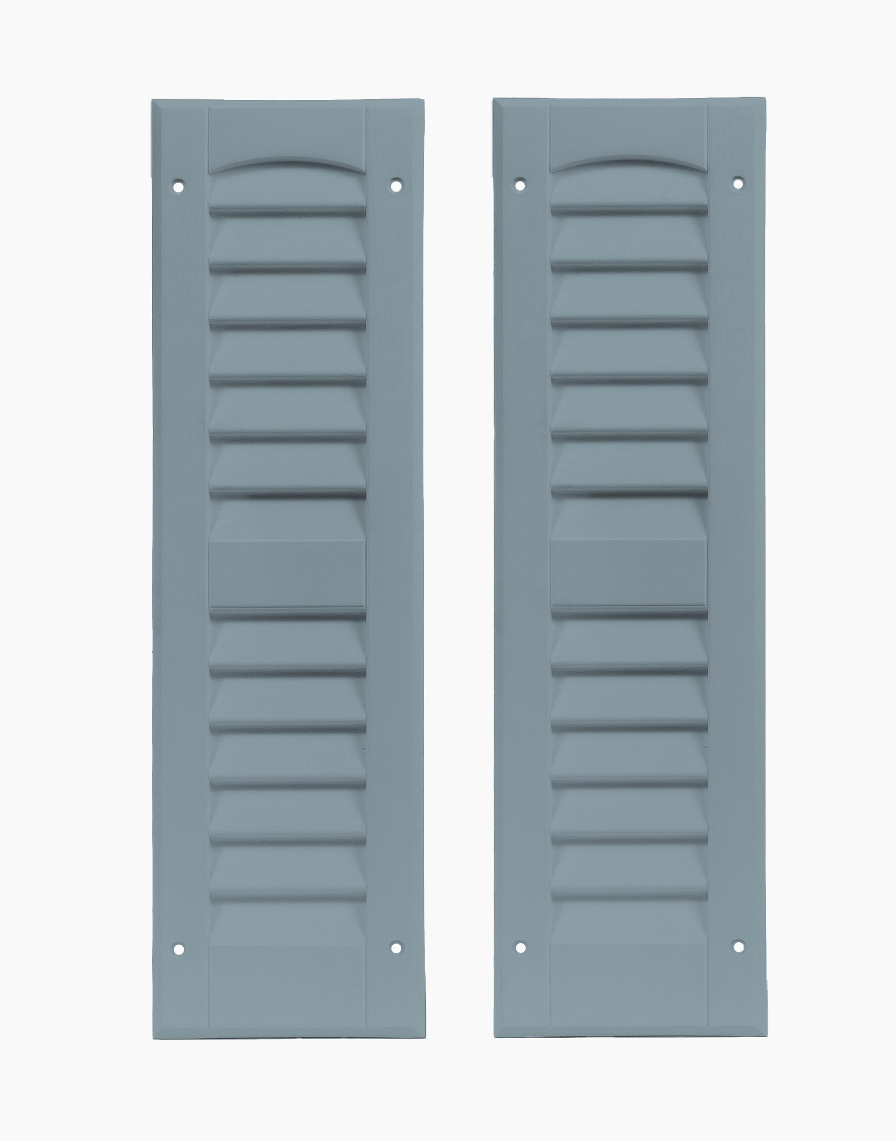 6" W x 21" H Louvered Shutters - 1 Pair