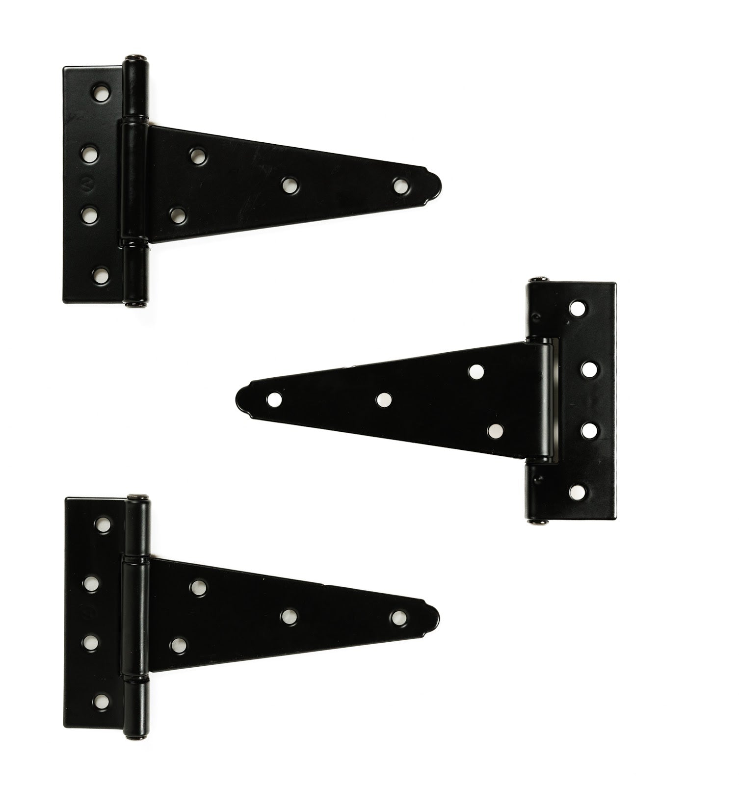 5" Heavy Duty T-Hinge Kit, Black, 3 PCS Main