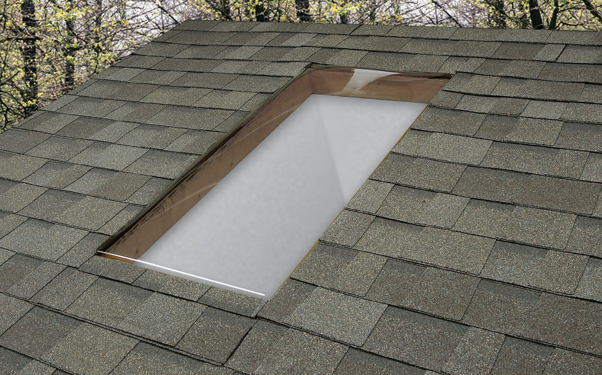Skylight, 14" X 22", Bronze Tinted Polycarbonate for Sheds, Playhouses, and Chicken Coops 1 PK (SF1422BZ-BX1)