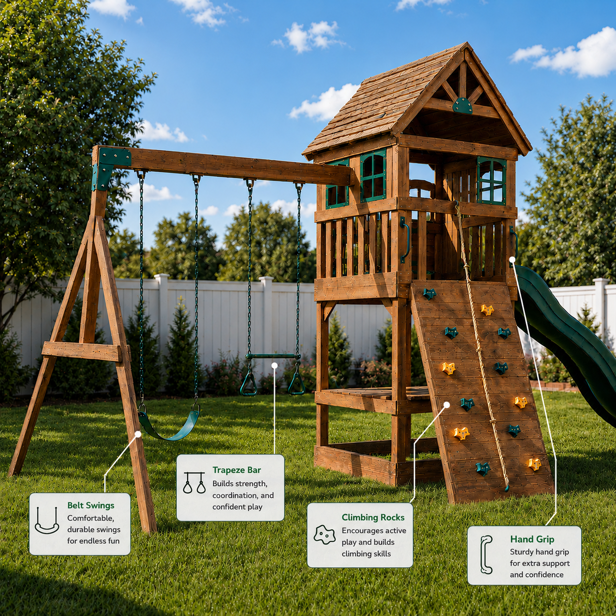 Heavy Duty Belt Swing Seat Kit