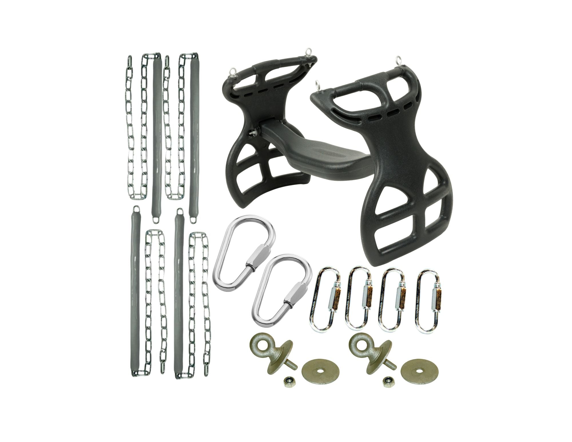 Multi-Child Double Glider Swing Kit Dual-Ride Tandem