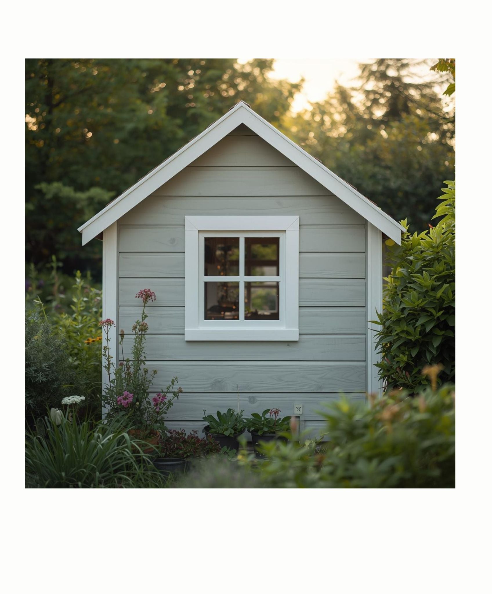 12" SQUARE Shed Window, PVC-Plastic