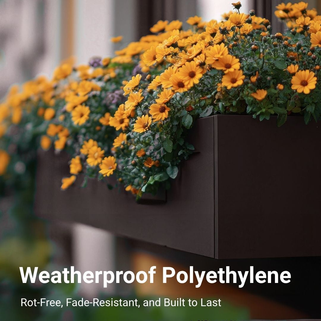 18” Flower Box – Weather-Resistant for Sheds and Playhouses