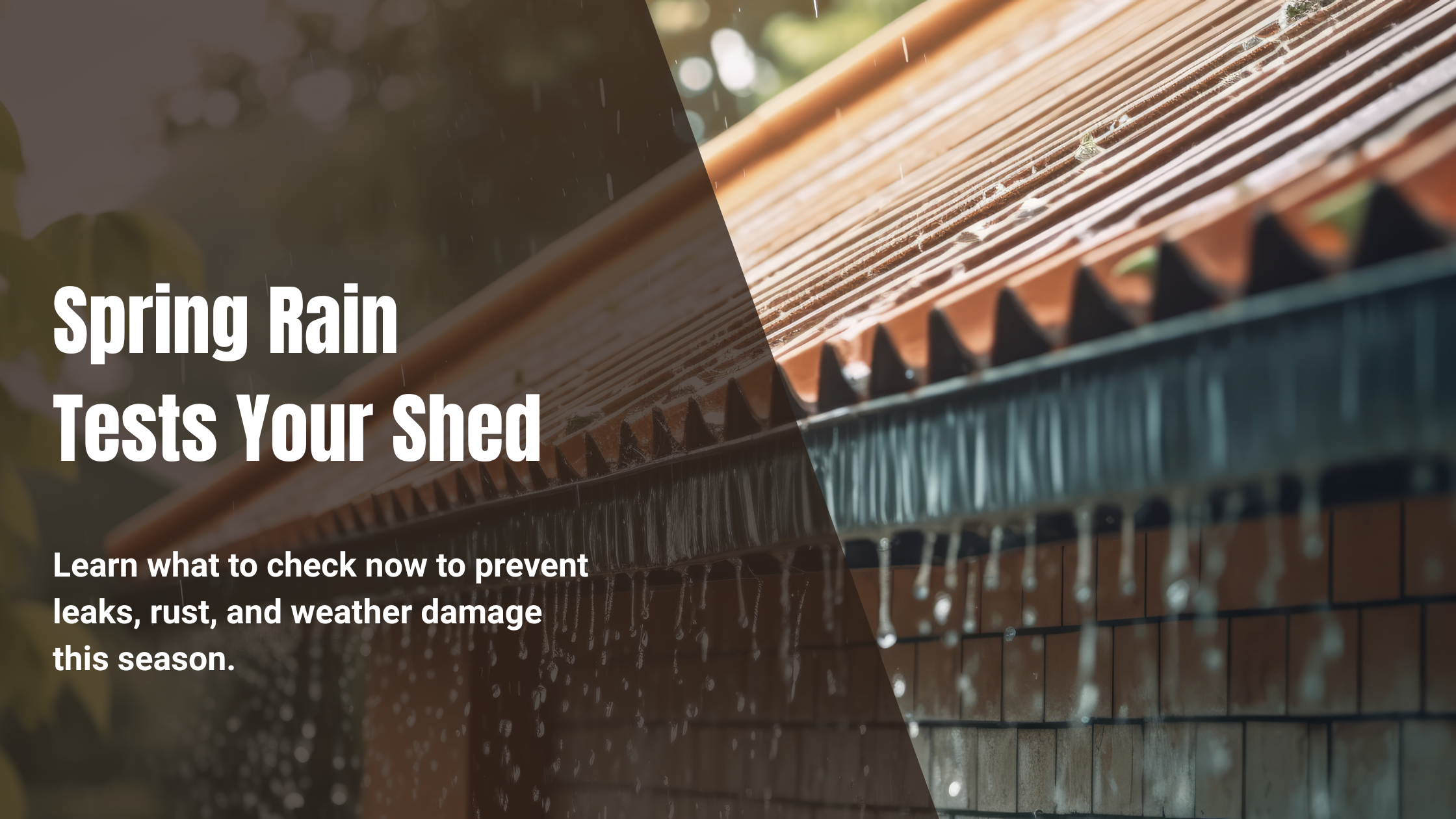 Don't Let Spring Rain Ruin Your Shed: Signs It's Time for New Hardware or Windows