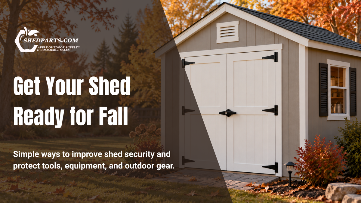 How to Secure Your Shed for Fall: Simple Ways to Protect Tools, Equipment & Outdoor Gear