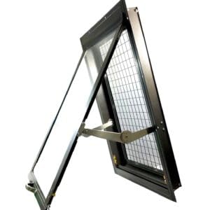 Chicken Coop Window, Flush Mount Tilt Out for Chicken Coops, Sheds, and Playhouses