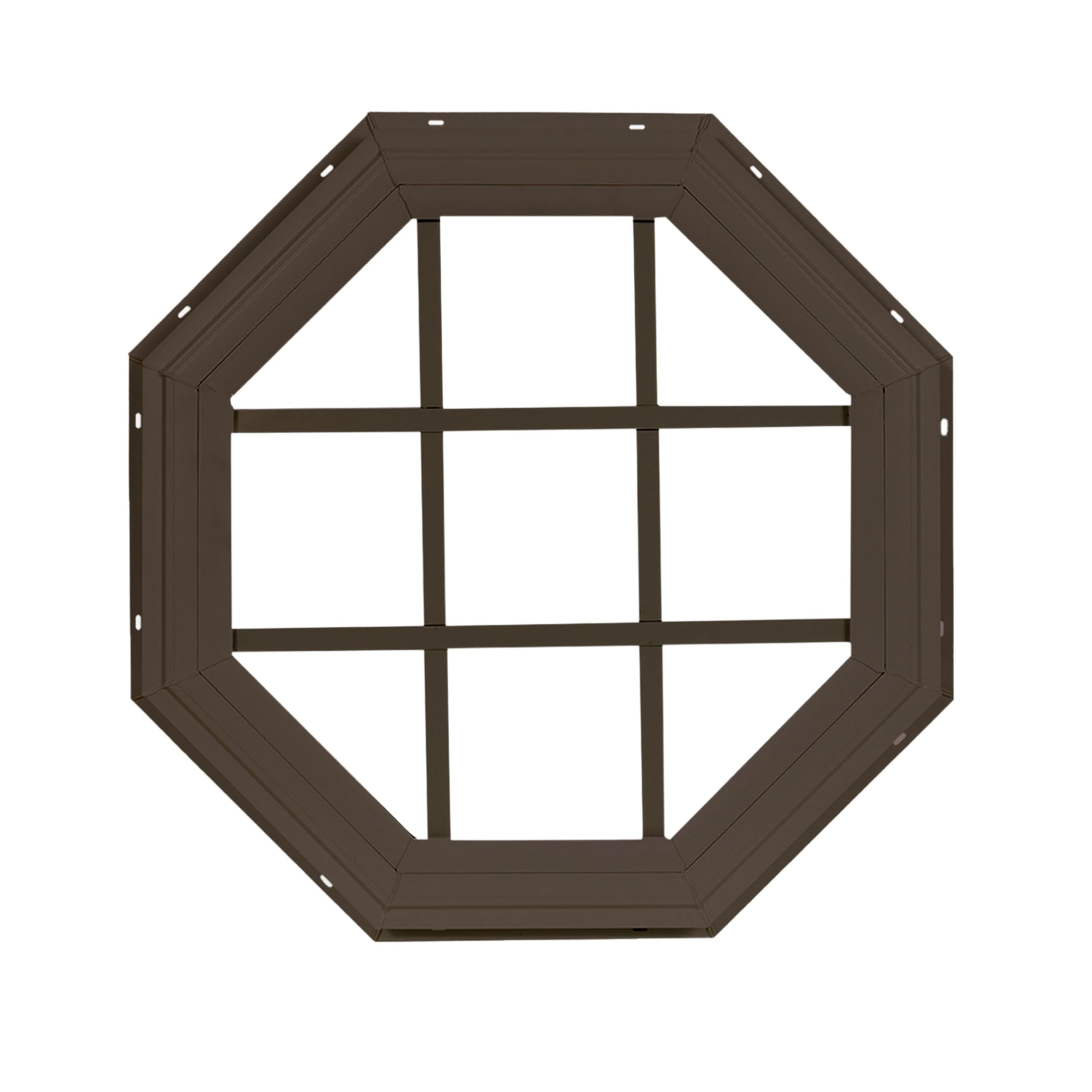 14" & 18" Octagon Gable Window, Fixed J-Lap Vinyl