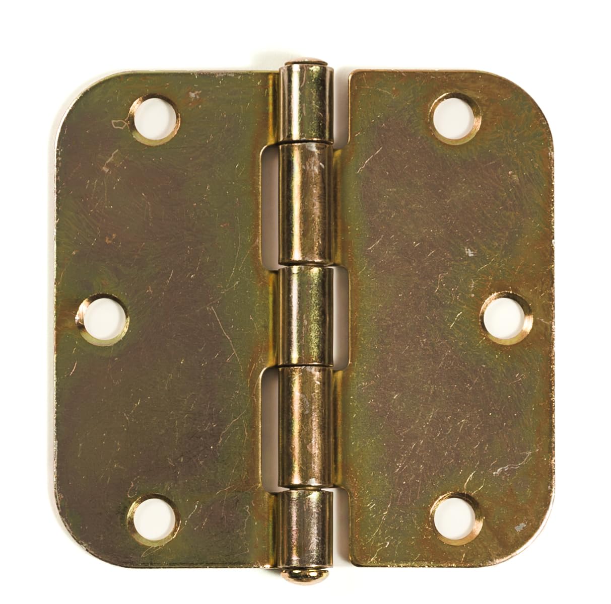 3-1/2" x 3-1/2" Rounded Butt Hinges, 18-Pack
