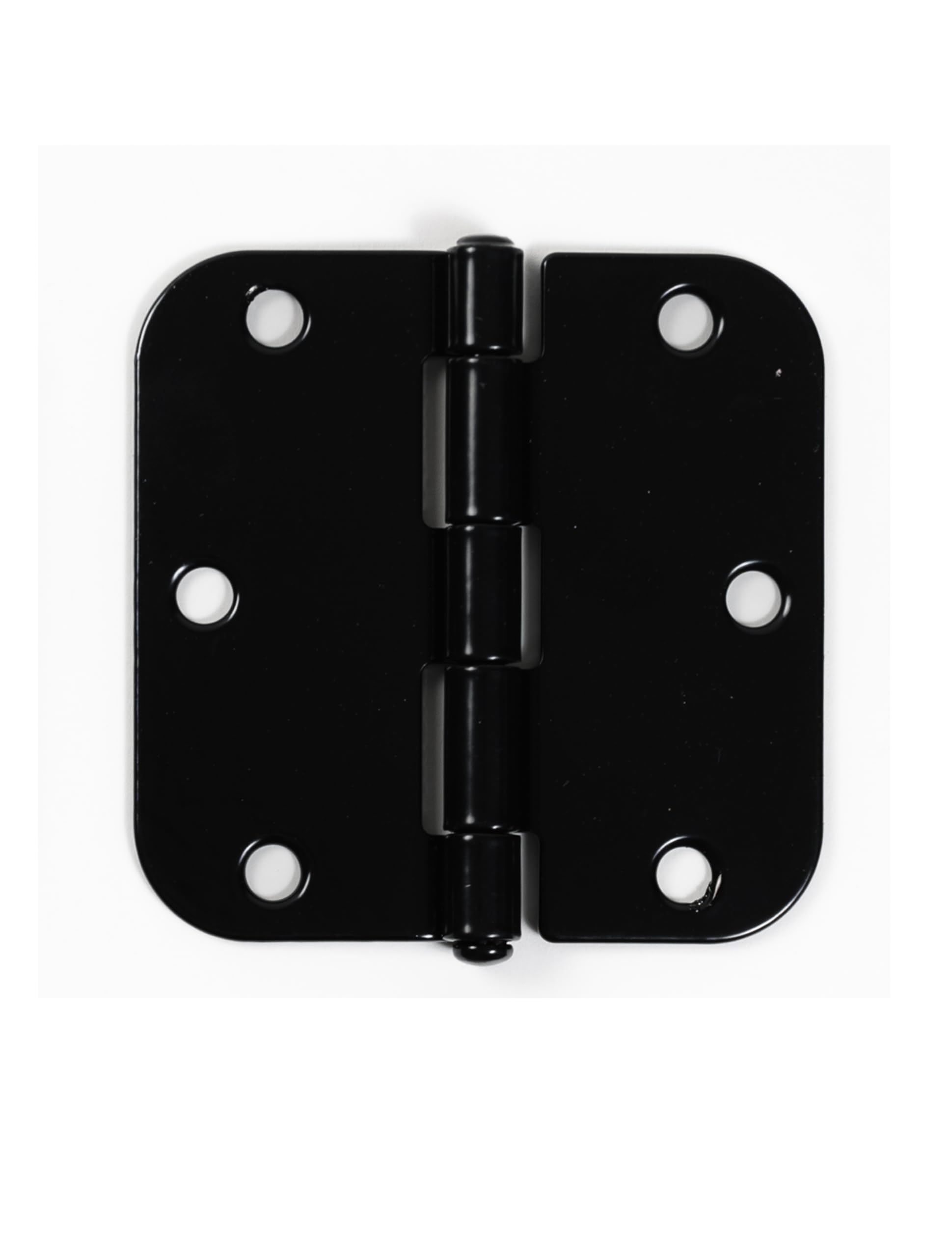 3-1/2" x 3-1/2" Rounded Butt Hinges, 18-Pack