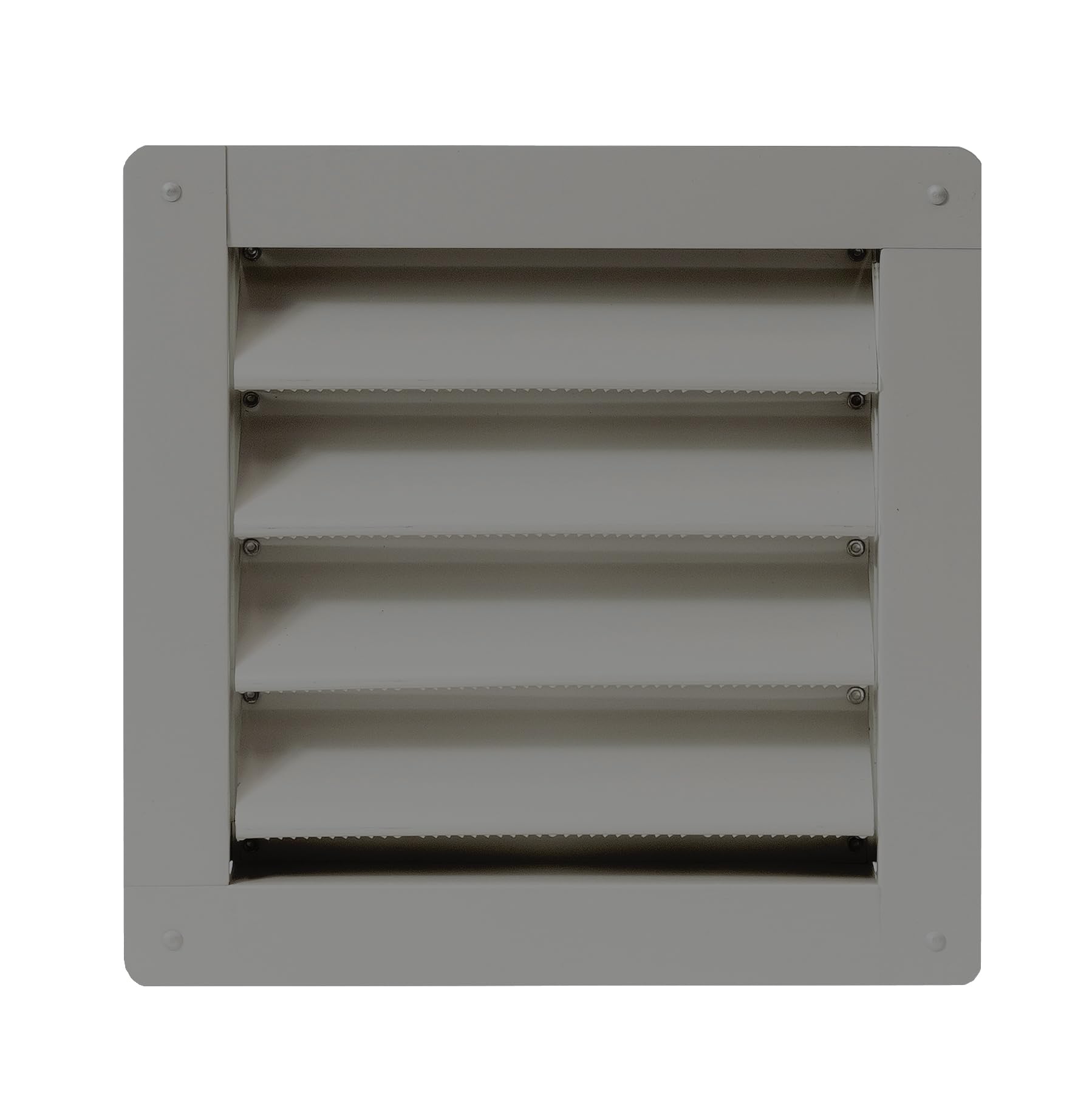 Wall Vent 8" x 8" Flush Mount Aluminum for Sheds, Playhouses, and Chicken Coops 1 PK