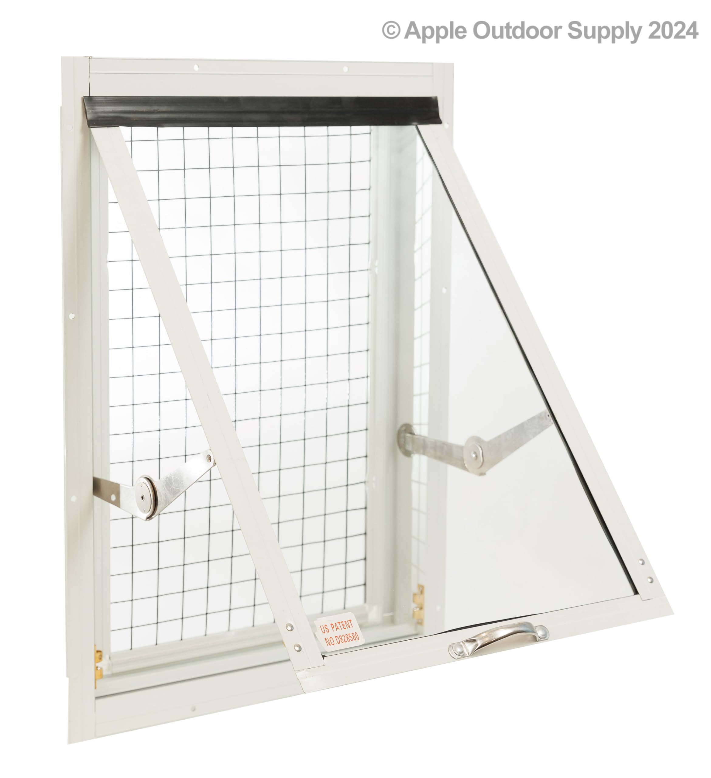 Chicken Coop Window, Flush Mount Tilt Out for Chicken Coops, Sheds, and Playhouses