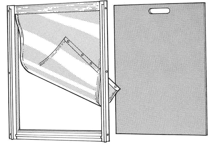 15" x 20" Pet Door for Chicken Coops, Dog Kennels and other Outdoor Structures, 1 per box
