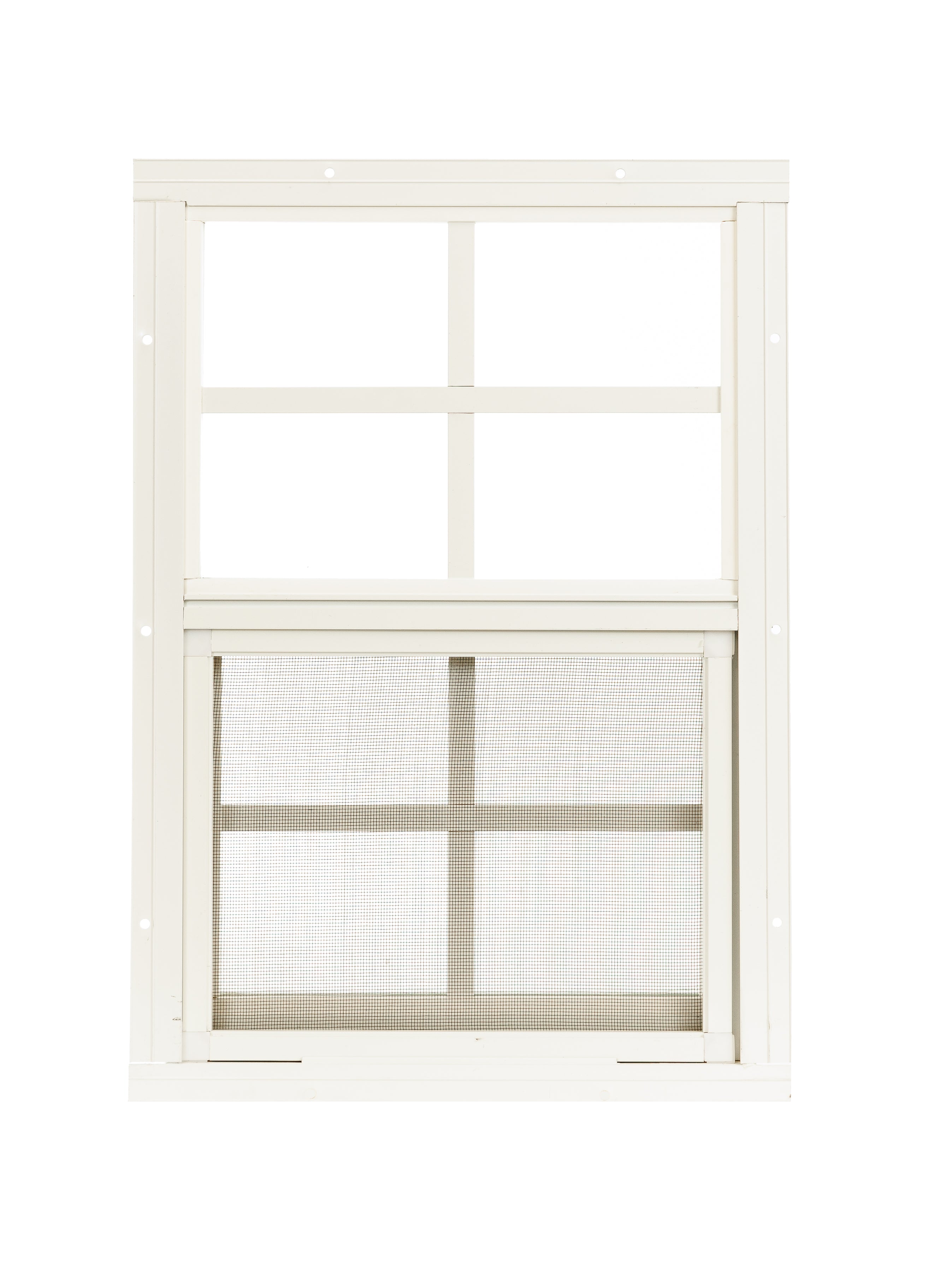 Apple Outdoor Supply 12x18 Shed Window, Flush Mount Sliding Window with Tempered Glass & Screen, 1-Pack
