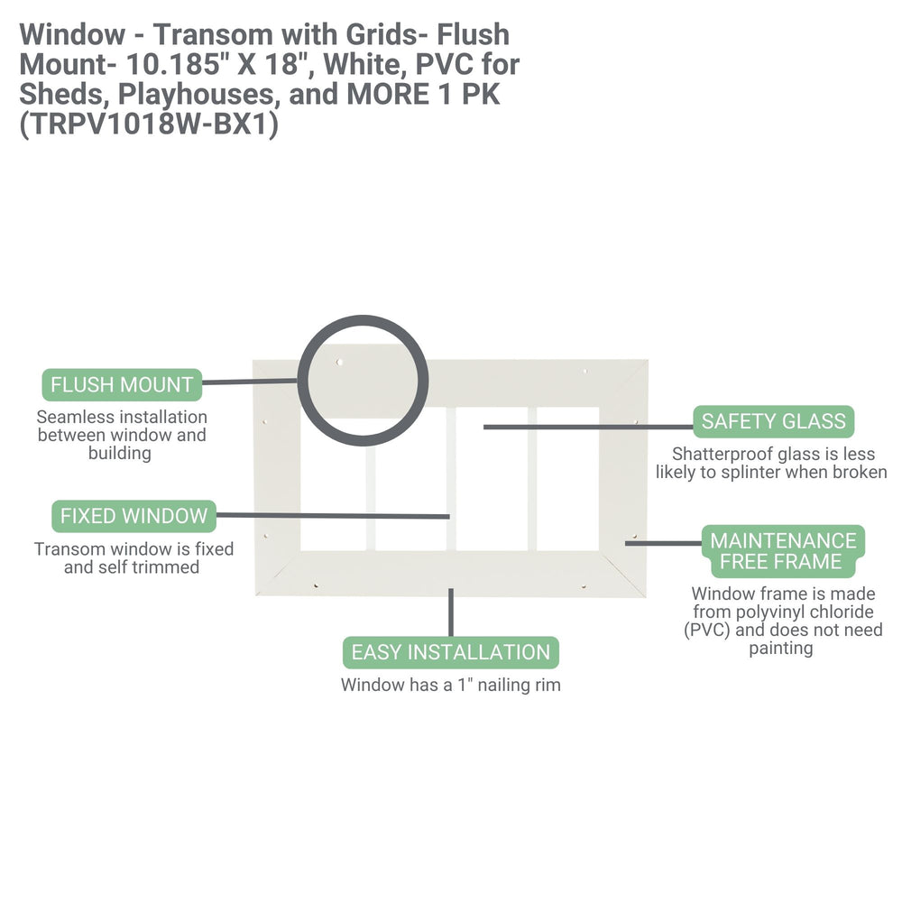 Transom Shed Windows