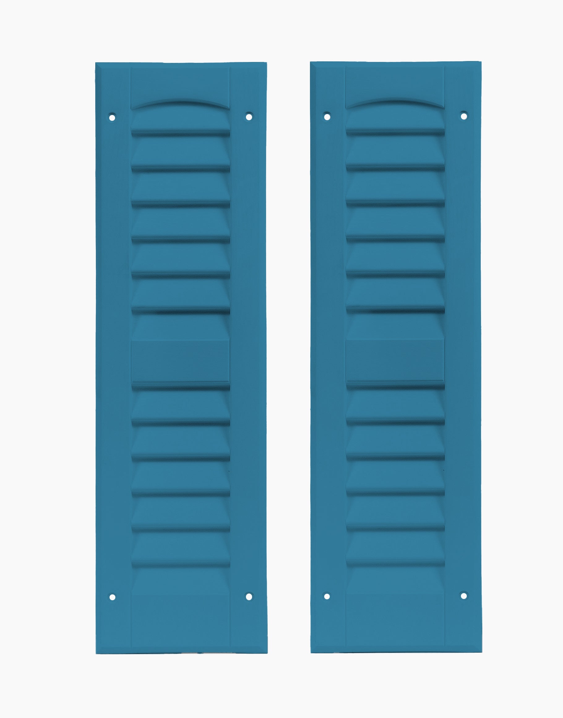 6" W x 21" H Louvered Shutters - 1 Pair
