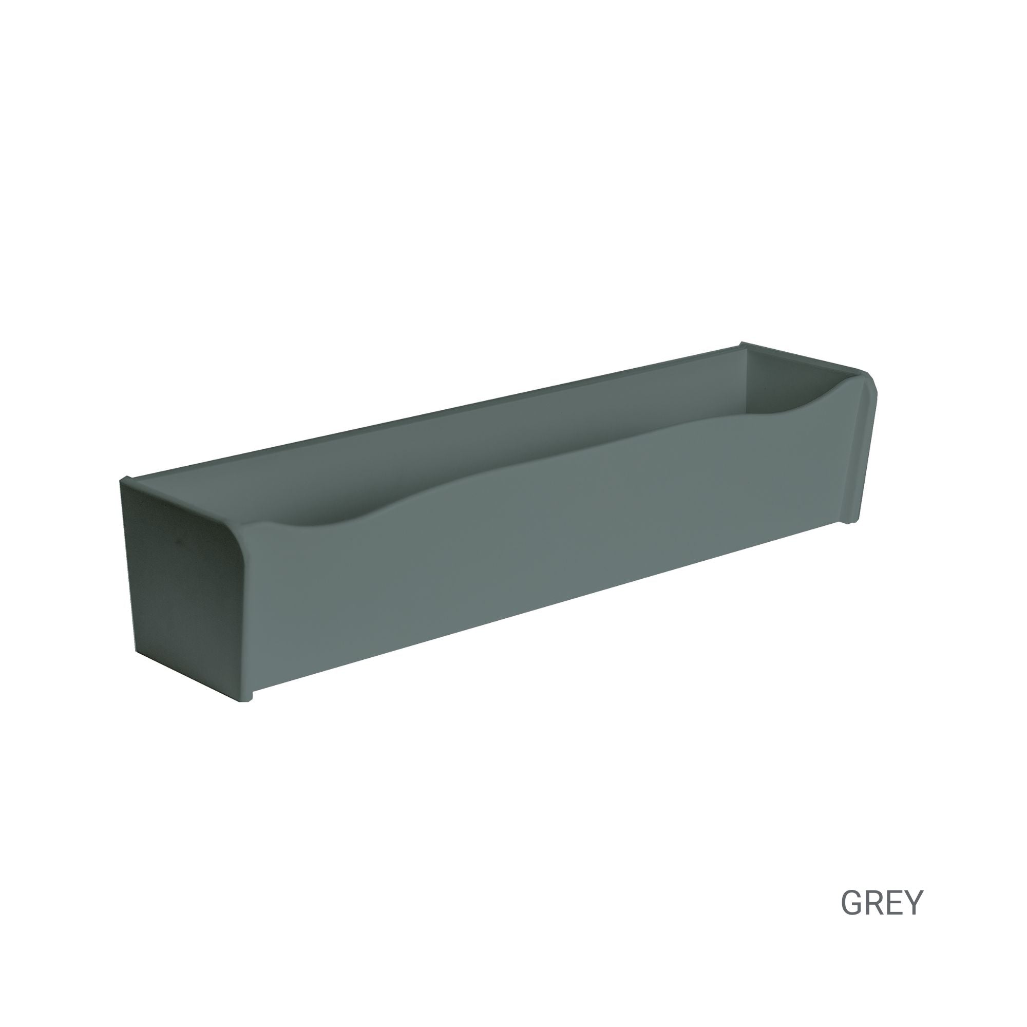 24" x 6" x 5" Grey Flower Box for Window Sills, Sheds, Playhouses, and MORE