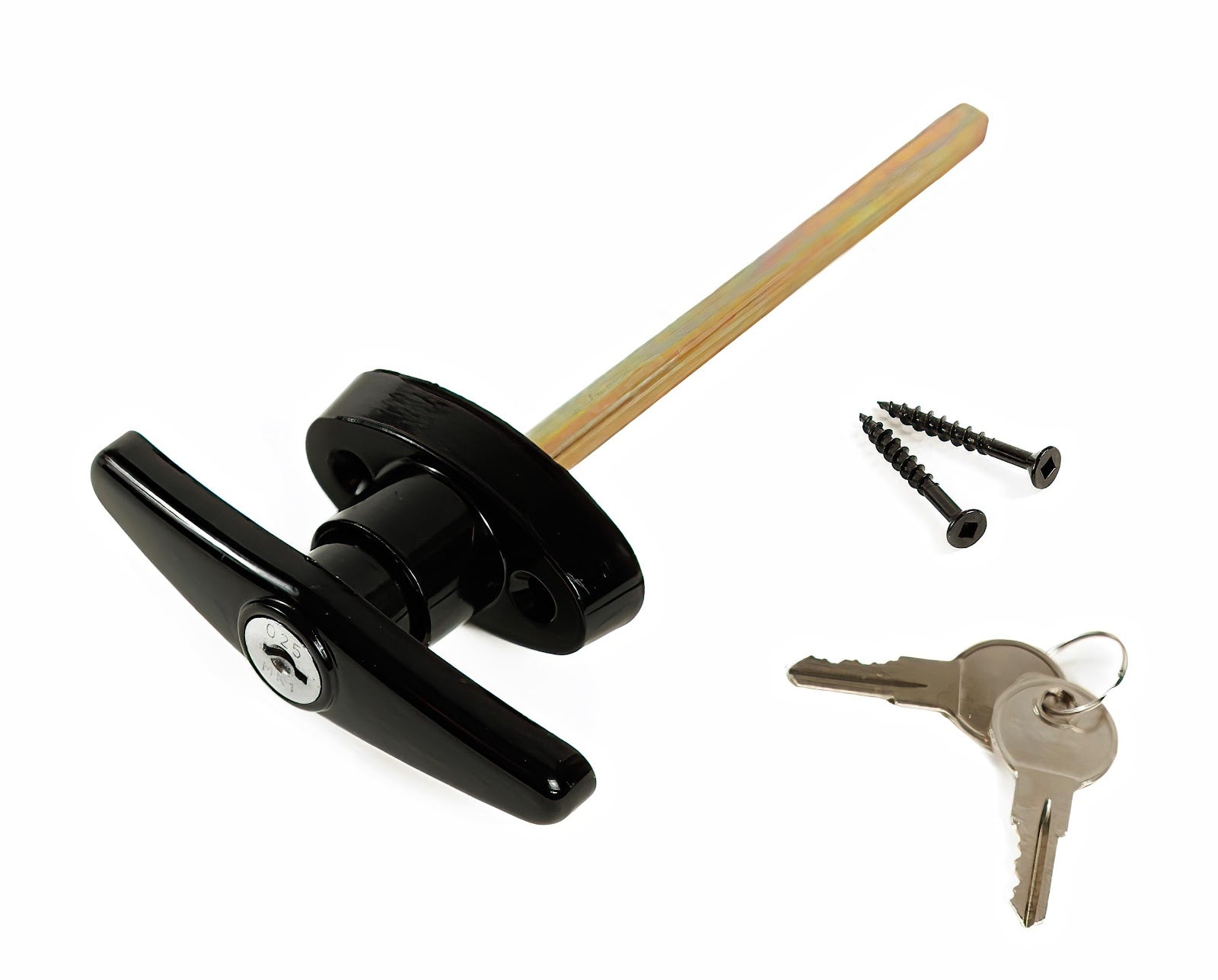 5 1/2" T-Handle Lock Kit, Black, 1 PC Parts