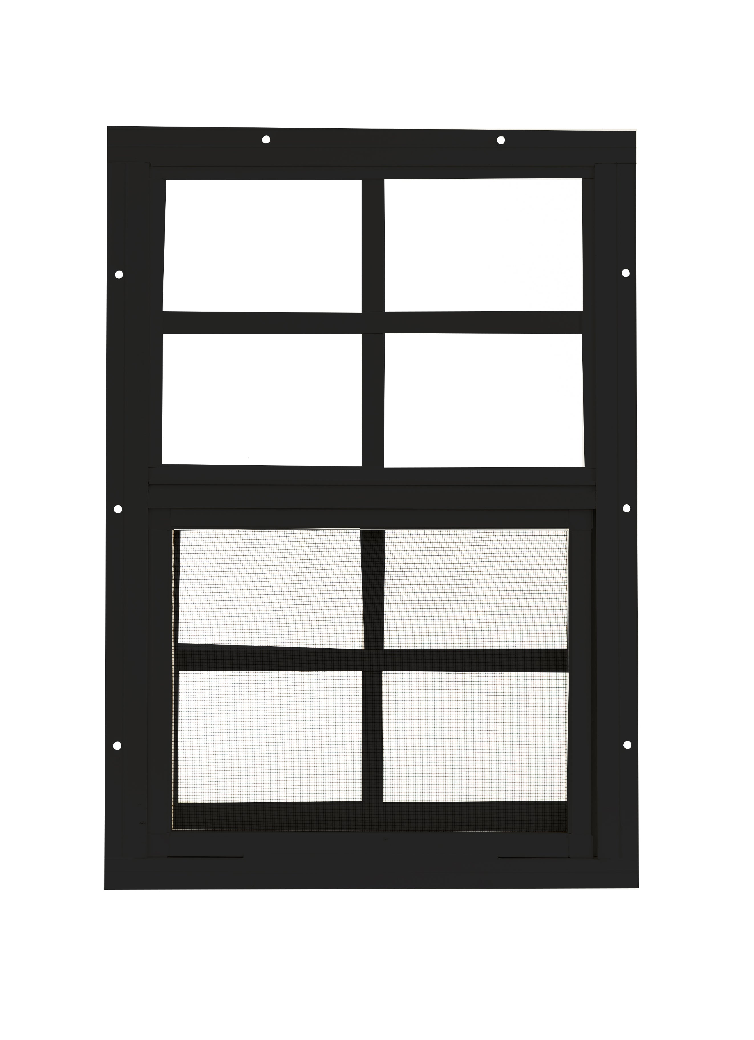 black shed window 12 x 18 #color_BLACK
