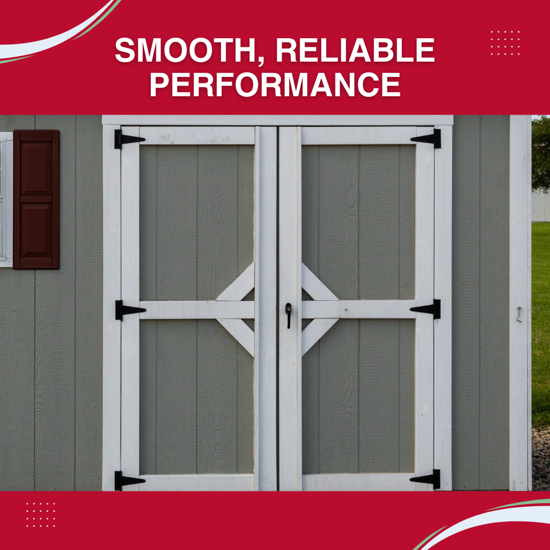 5" Heavy Duty T-Hinge – Black (3 Pack)