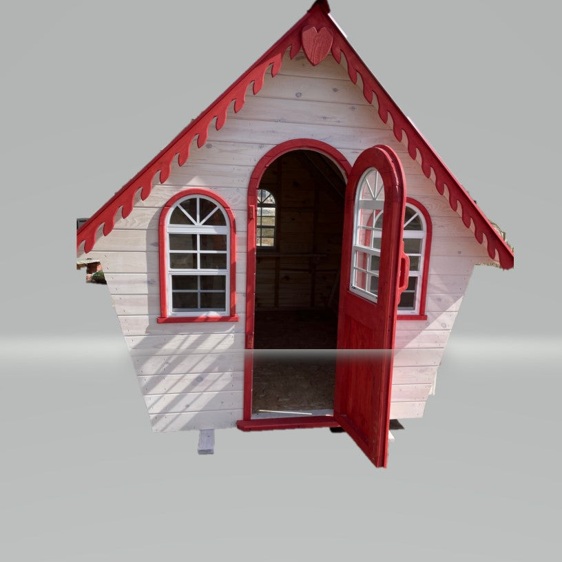14" W x 28" H Arch Top Flush Mount Shed Window,  2 PK